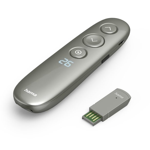 Hama bezdrátový virtuální prezentér Spot-Pointer V2, software, micro SD karta
