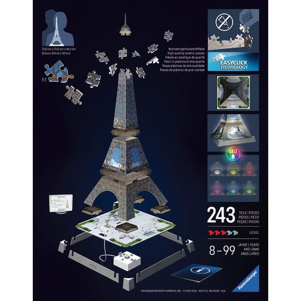 Iconics: Eiffelova věž, LED