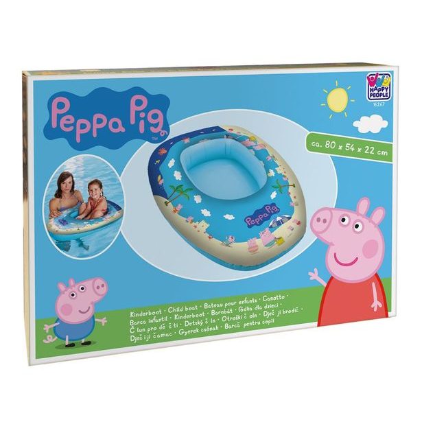 Peppa Pig nafukovací člun, 80x54x22 cm