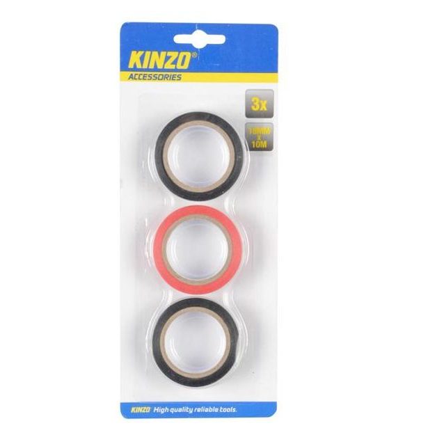 Kinzo IZOLAČNÍ PÁSKA 3KS 18MM X 10M KINZO_hamashop