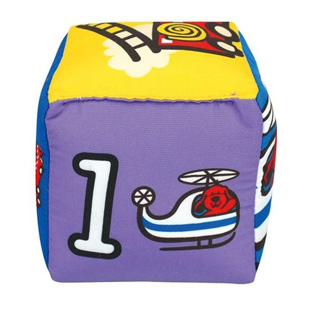 Zábavné textilní kostky - Autíčka