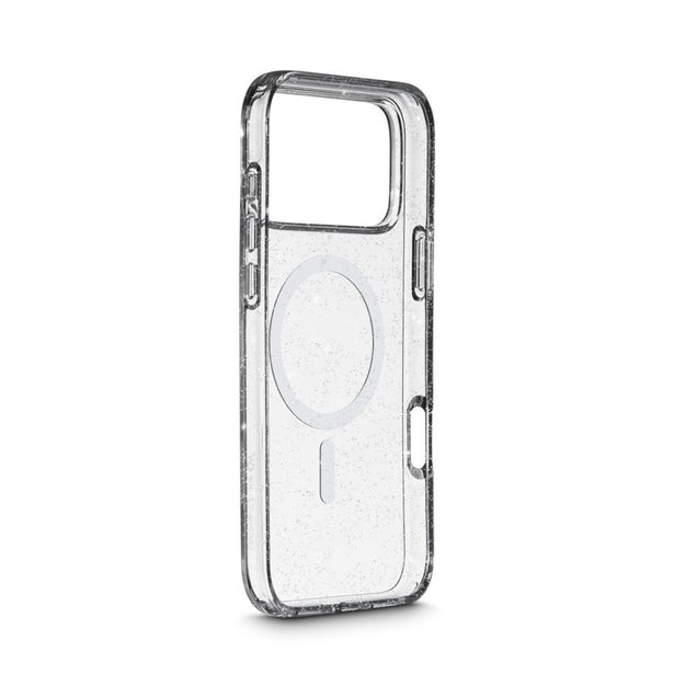 White Diamonds Mag Glitter, kryt pro Apple iPhone 17 Pro Max, magnetický, průhledný s třpytkami