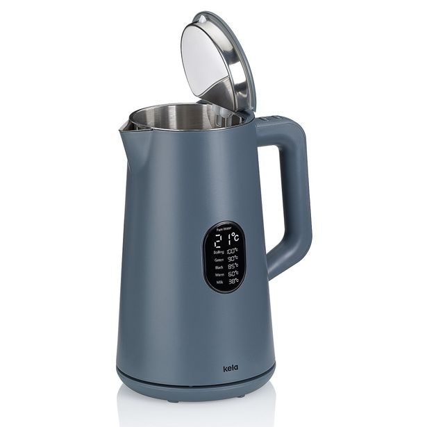 KELA Rychlovarná konvice Santos tmavě šedá 1,5l KL-10135