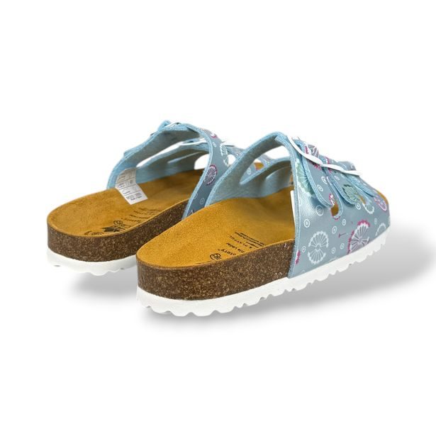 Dívčí pantofle LICO Bioline Flower Kids mint