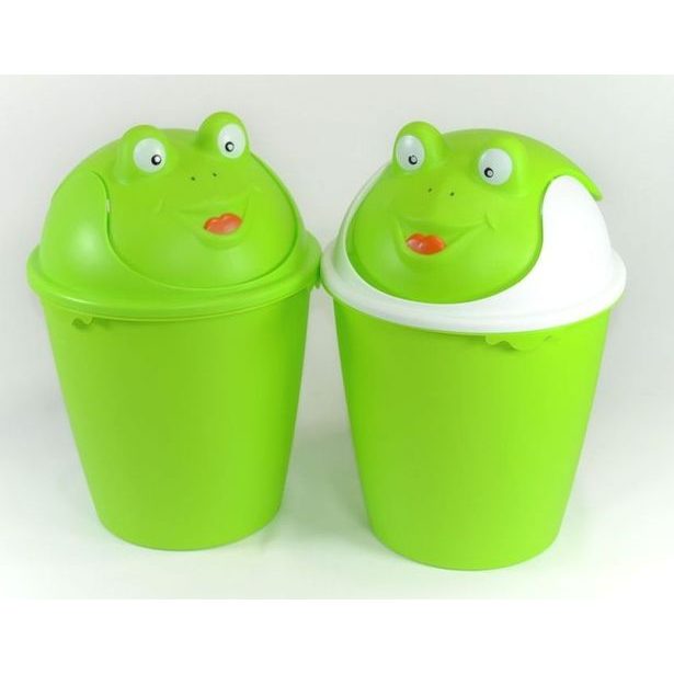 koš odp. 8l ŽÁBA, výklopný d26,8, v.40cm