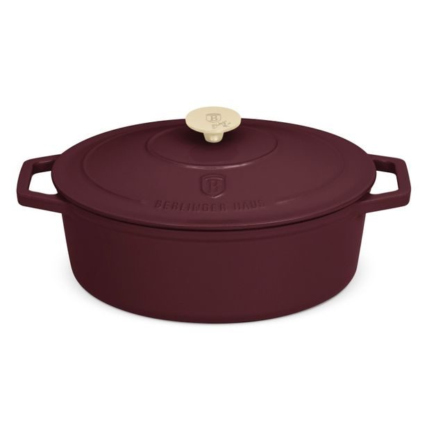 BERLINGERHAUS Pekáč litinový s poklicí 30 cm Leonardo Collection BH-6543