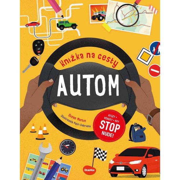 Knižka na cesty AUTOM – Stop nude: kvízy, rébusy, hry