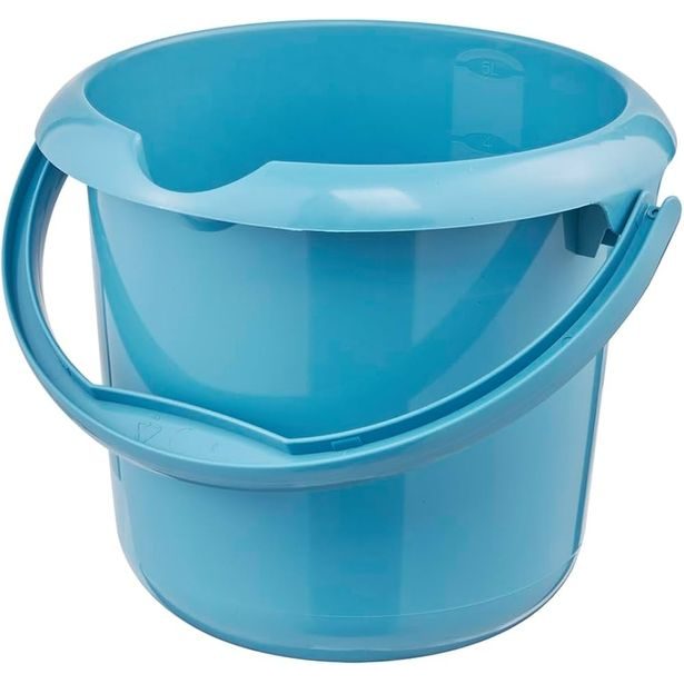 vědro 5l s výlev. ECO modrá, d24x20cm, plast
