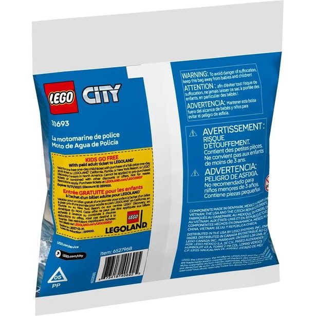 LEGO CITY Policejní vodní skútr 