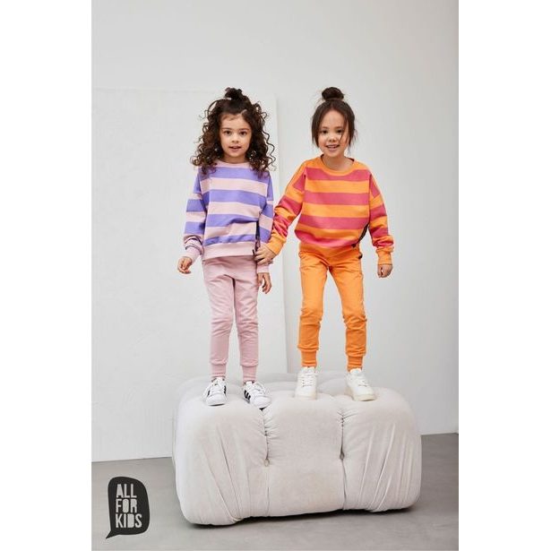 Dívčí teplákové kalhoty AFK - starorůžové