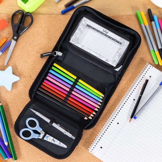 BAAGL Školní penál jednopatrový Pixel Space