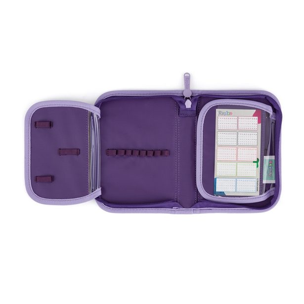 Penál 1 p. 2 chlopně, prázdný Flowers