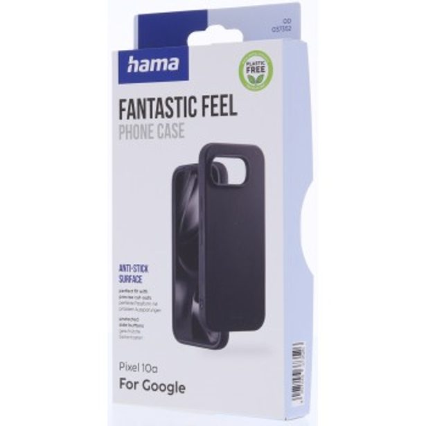 Hama Fantastic Feel, kryt pro Google Pixel 10a, hebký povrch, černý