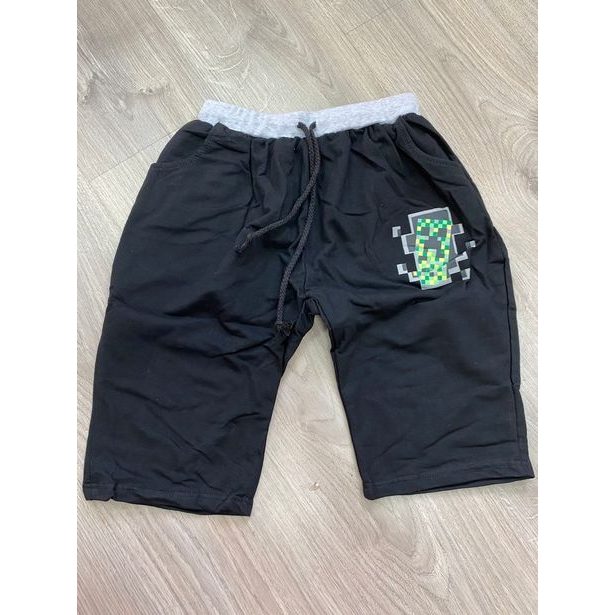 MINECRAFT SET (modré triko + kraťasy)