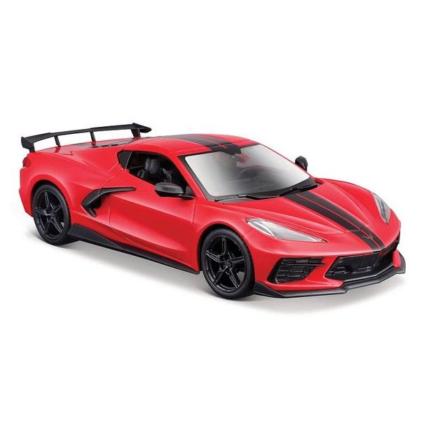 Maisto Maisto - 2020 Chevrolet Corvette Stingray Coupe, červená, 1:24