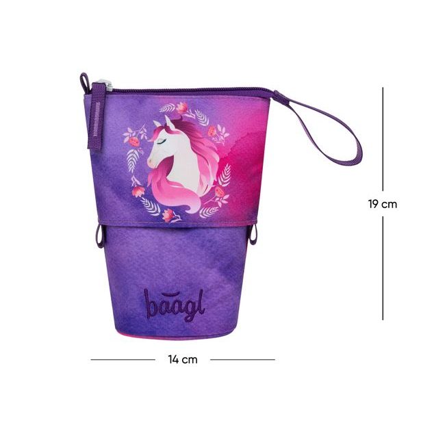 BAAGL Školní penál Pastelkovník Kůň GRS