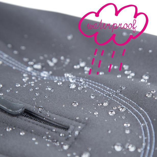 Softshellové nepremokavé nohavice podšité fleecom sivé