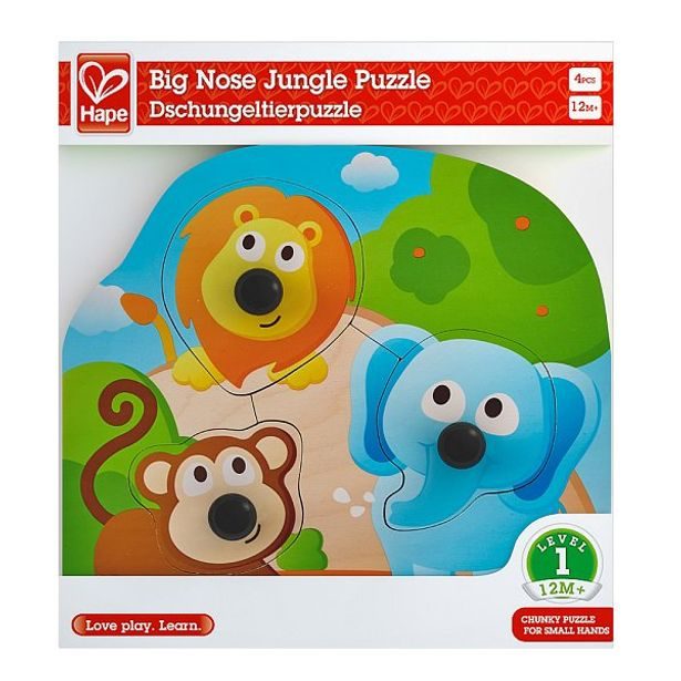 Puzzle s úchytkami - Divočina