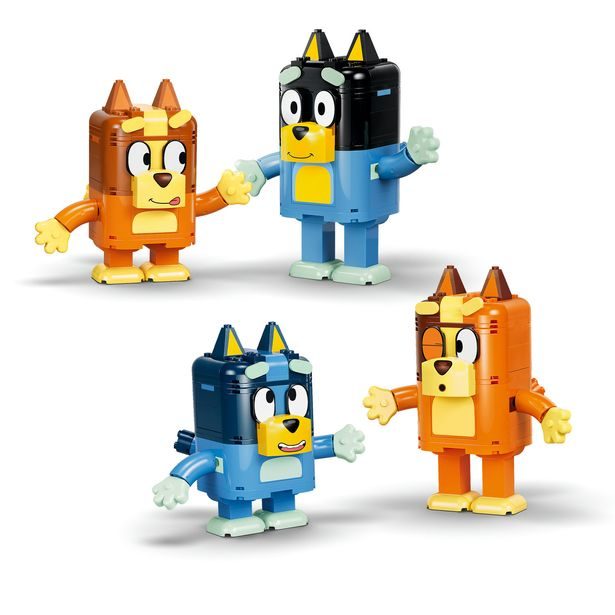 Bluey a její rodinka z kostek
