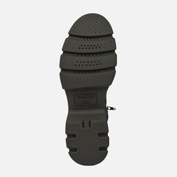 Černá dámská kotníková obuv Geox Pluette