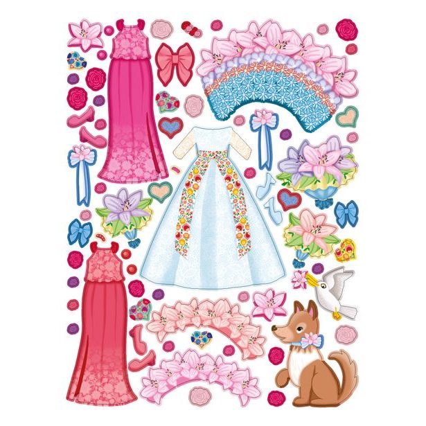 Šaty pro SÁRU ─ Kniha samolepek Baagl