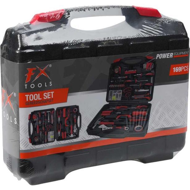FX TOOLS Sada nářadí v kufru 169 ks HARDEN KO-R03000220