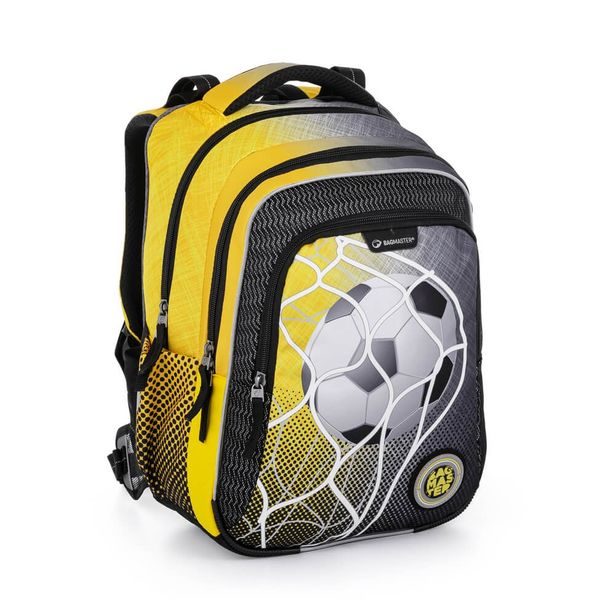 Školní batoh BAGMASTER LUMI 21 D BLACK/YELLOW