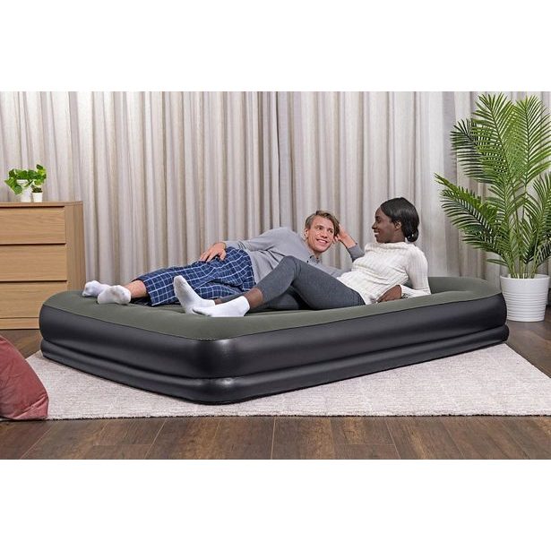 Semišová nafukovací matrace TRITECH 203m x 152m x 36cm