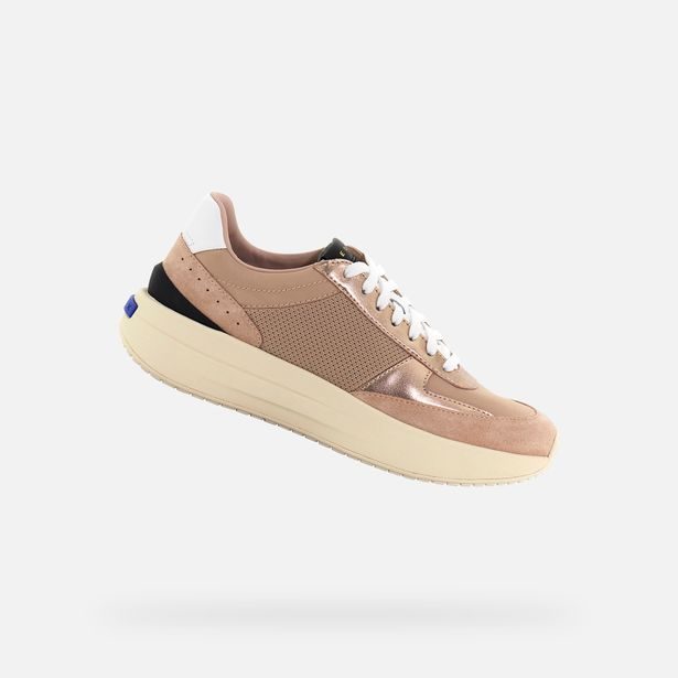 Světle hnědé dámské tenisky Geox Gxrn-01