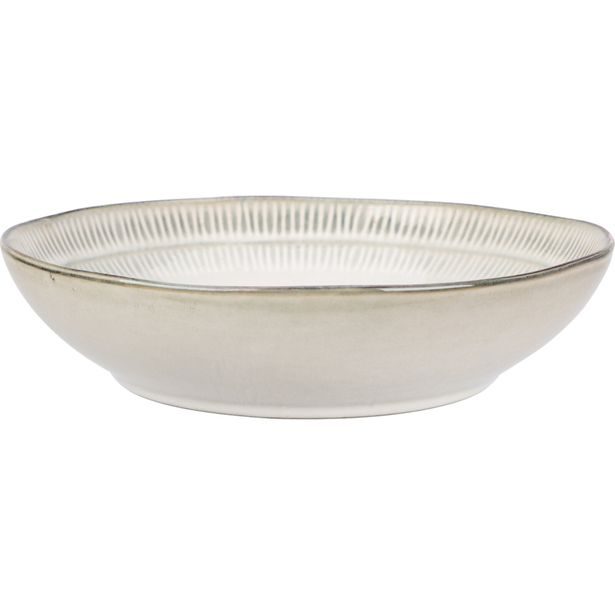 SIAKI Talíř hluboký sada 6 ks 20 cm šedá kamenina KO-Q97001510