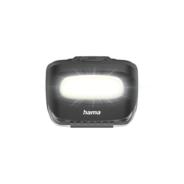 Hama HL110, LED čelovka, COB, svítivost 110 lm, dosvit 18 m, baterie