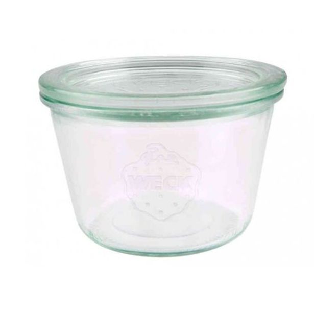 WECK sklen.zavař. 370ml+víčko-1ks-WECK Sturz (d100)