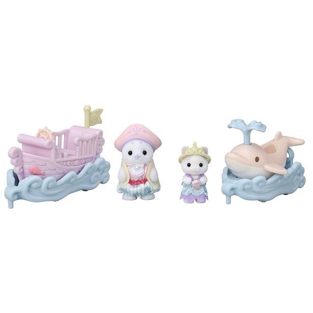 Sylvanian family Mořská vozítka a baby figurky v zábavném parku