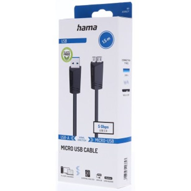 Hama micro USB 3.0 kabel 1,5 m