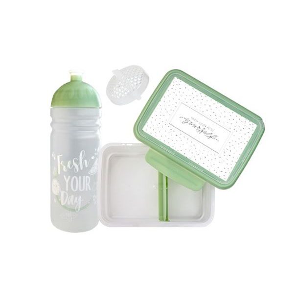 Set Fresh olivová - zdravá láhev/zdravá sváča