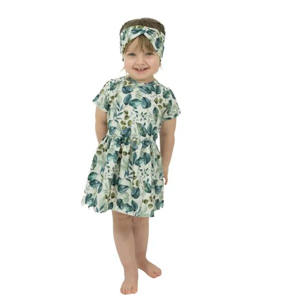 ESITO Čelenka do vlasů Leaves - šedá