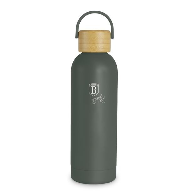 BERLINGERHAUS Termoska nerez s bambusovým víčkem 0,5 l Matte Green Collection BH-8839
