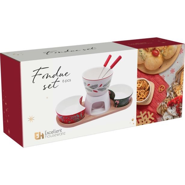 EXCELLENT HOUSEWARE Porcelánová fondue sada KO-278001220