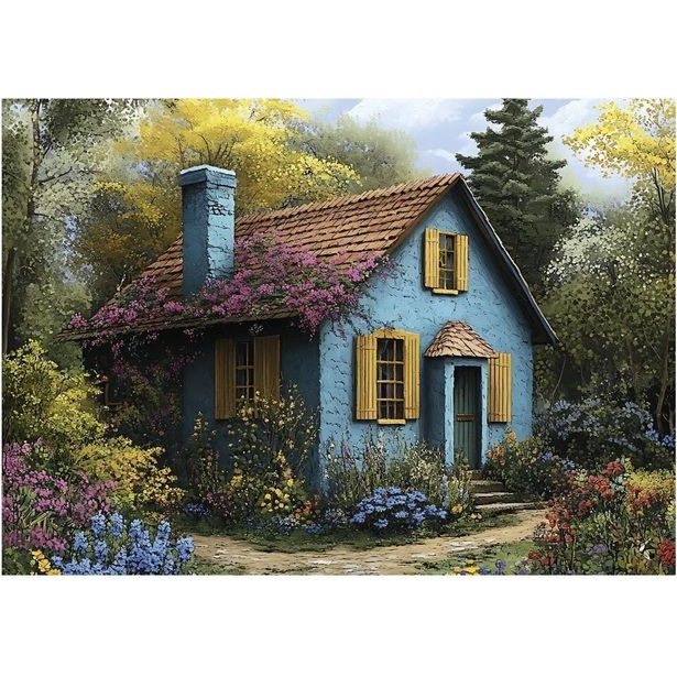 MODRÝ DOMEČEK 500 Puzzle