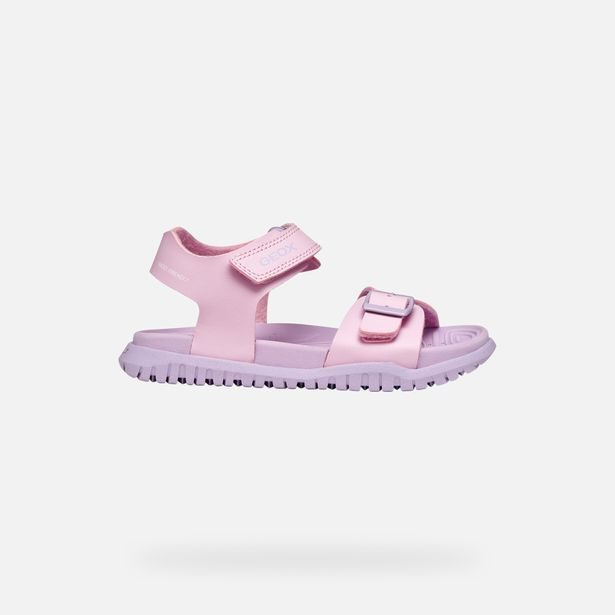 Růžové dívčí sandály Geox Sandal Fusbetto