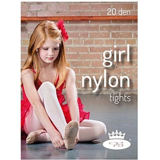 Dětské punčochové kalhoty GIRL NYLONtights bílá