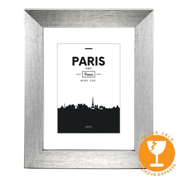 Hama rámeček plastový PARIS, stříbrná, 40x50 cm