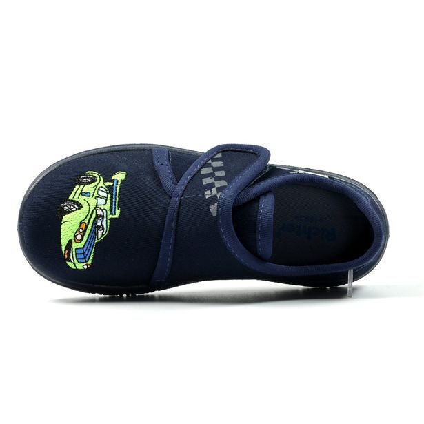 Dětské BIO bačkory Richter Baumwolle atlantic, stélka z paměťové pěny