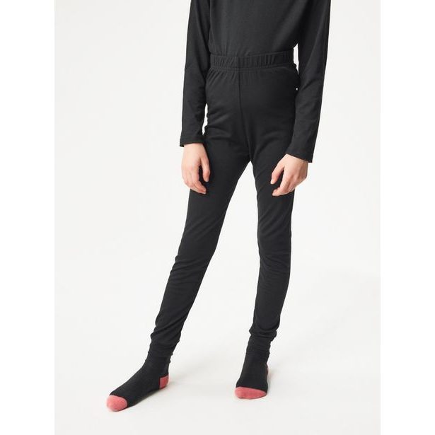 Unuo Dětské merino legíny, Černá