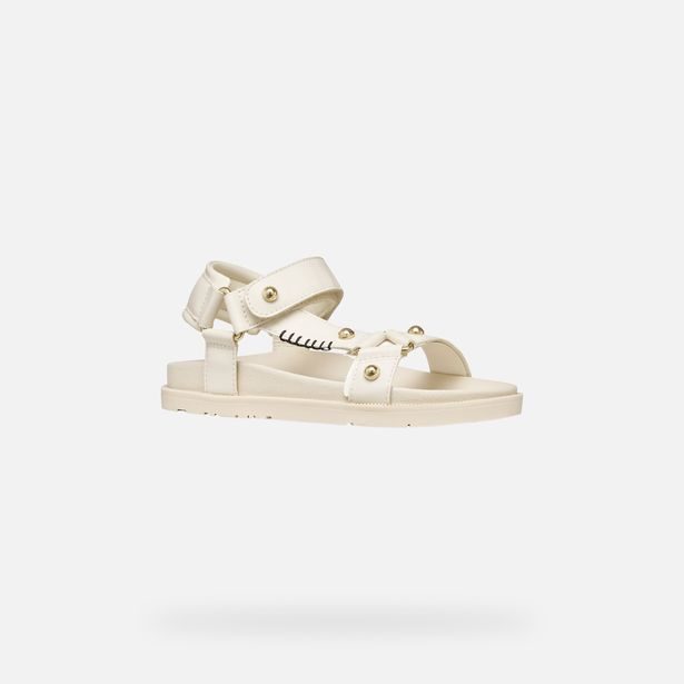 Krémové dívčí sandály Geox Sandal Foammentera