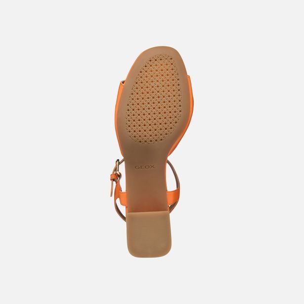 Oranžové dámské sandály Geox New Eraklia 50 T