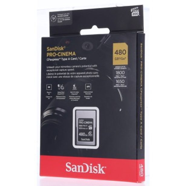 SanDisk PRO-CINEMA CFexpress Type A Card 480GB
