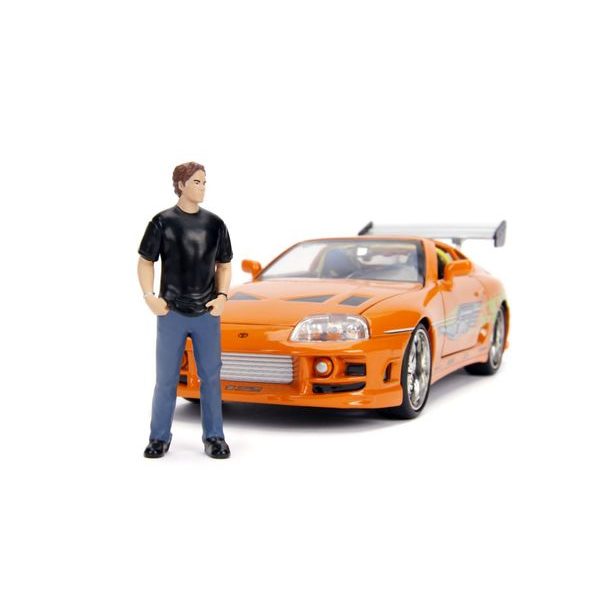 Rychle a zběsile auto 1995 Toyota Supra 1:24 + figurka Brian O’Conner