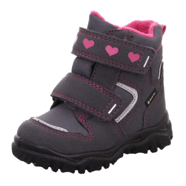 SUPERFIT dětská zimní obuv 1-000045-2000 HUSKY grey / pink