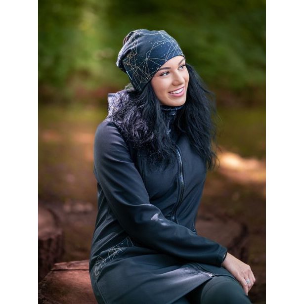 Unuo, Dámská čepice fleecová spadená, Šperky